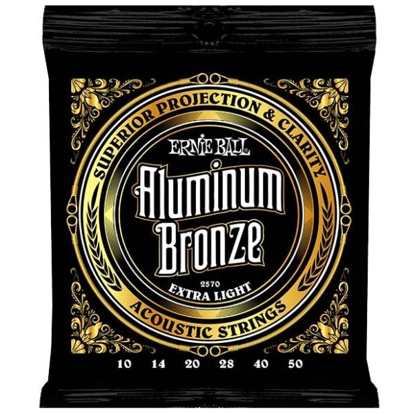 アーニーボール ERNIE BALL 2570 Aluminum Bronze Extra Ligh...