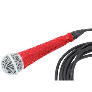 MicFX Red Sensation Mic Sleeves for Wired マイクロフォンカバー