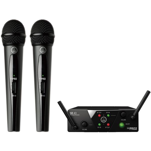 アーカーゲー AKG WMS40 PRO MINI2 VOCAL SET DUAL ワイアレスマイク...
