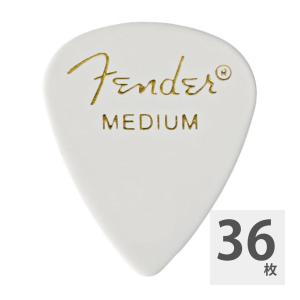 フェンダー ギターピック 36枚 セット ミディアム 351 Shape Classic Picks Medium White Fender｜chuya-online