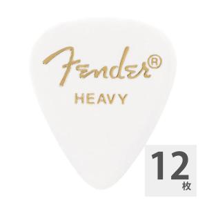 フェンダー ギターピック 12枚 セット ヘビー 351 Shape Classic Picks Heavy White Fender｜chuya-online