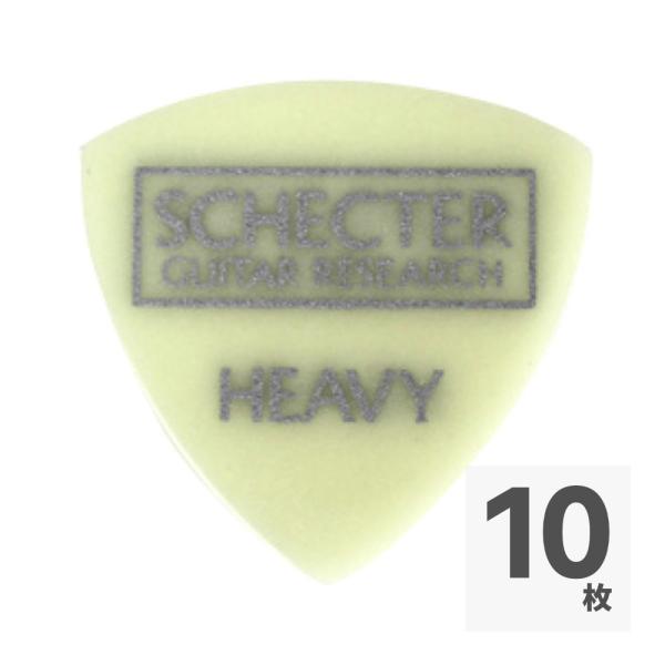 SCHECTER SPD-HC10 LS サンカク型 HEAVY ルミナスピック×10枚