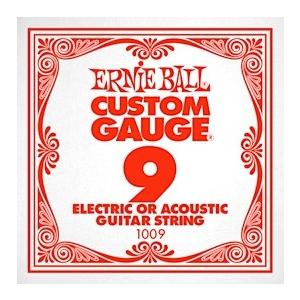 アーニーボール ERNIE BALL 1009 PLAIN STEEL ギター用バラ弦×6本