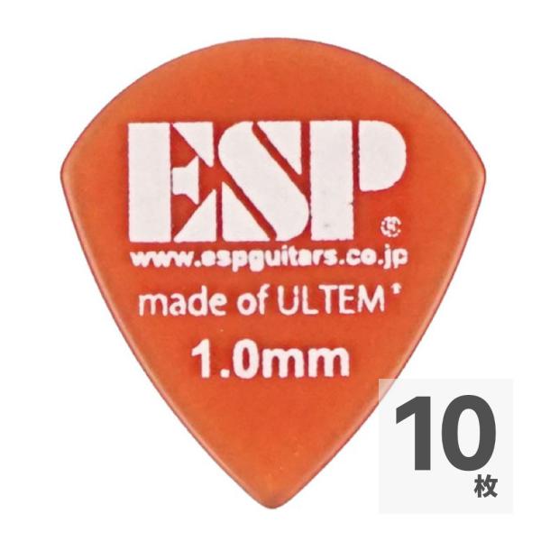 ギターピック 10枚 セット イーエスピー 1.0mm PJ-PSU10 ウルテム ESP