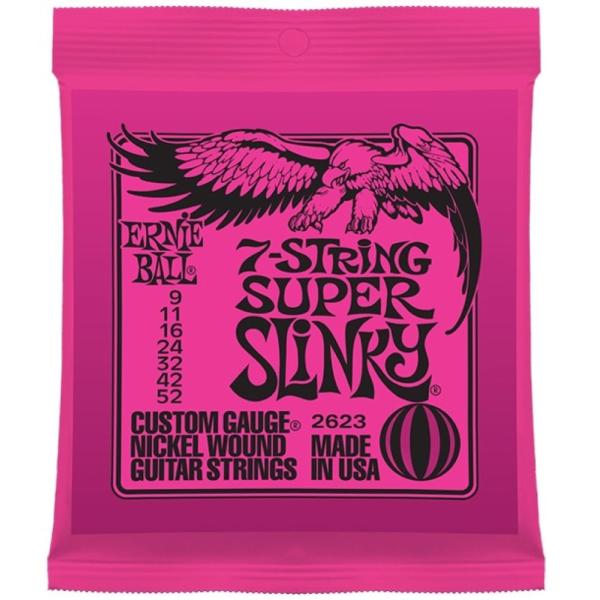 アーニーボール ERNIE BALL 2623 7-String Super Slinky 7弦エレ...