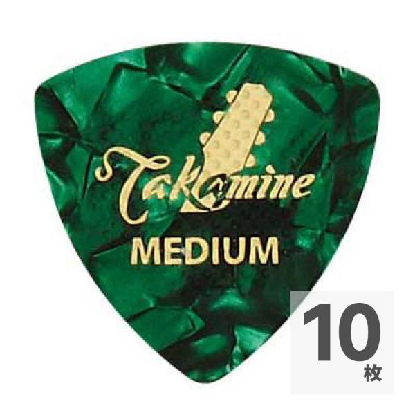 TAKAMINE P1G MEDIUM セルロイド トライアングルピック×10枚