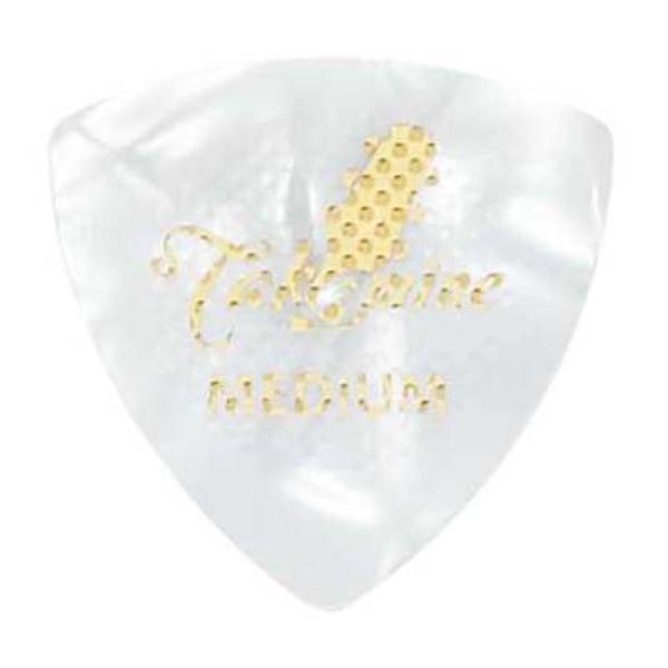 ギターピック 30枚 セット タカミネ ミディアム トライアングル P1W MEDIUM セルロイド...