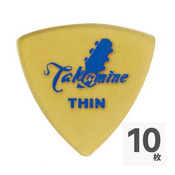 ギターピック 10枚 セット タカミネ THIN トライアングル ウルテム P5 TAKAMINE