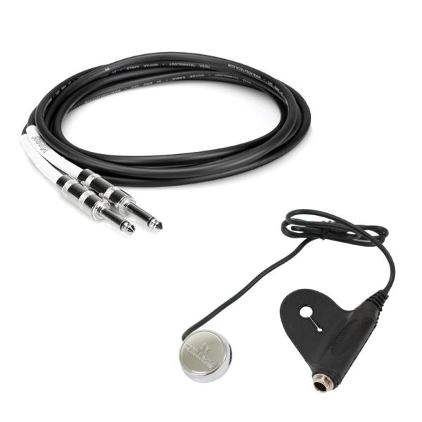 ARTEC A1-OSJ ピエゾピックアップ Hosa GTR-210 3m SS ギターケーブル ...