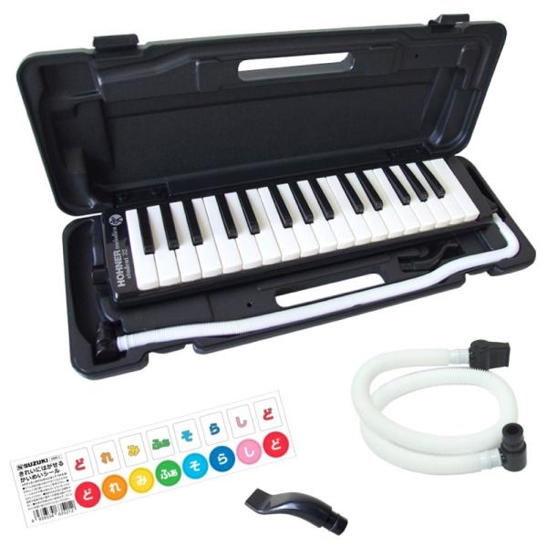 HOHNER MELODICA STUDENT32 BK 鍵盤ハーモニカ＆スペア用吹き口セット 【ど...