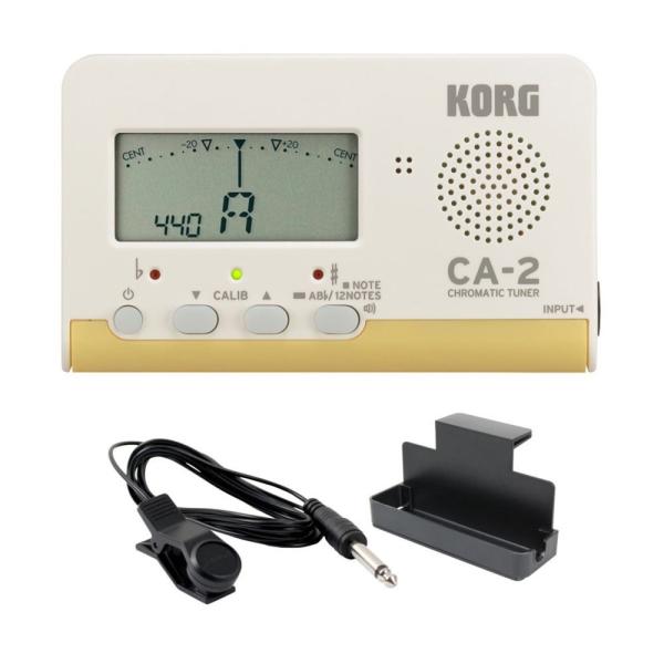 KORG CA-2 クロマチックチューナー FA-01 チューナーマイク MS-TRK 譜面台トレイ...