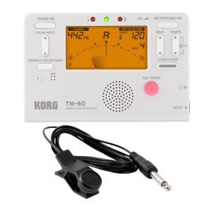 KORG TM-60-WH チューナーメトロノーム Flanger FA-01 チューナーマイク付き