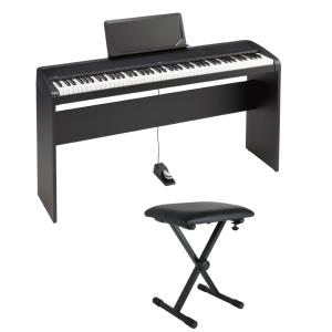 コルグ 電子ピアノ KORG B2N BK 純正スタンド ピアノイス セット デジタルピアノ キーボード 88鍵盤 軽量
