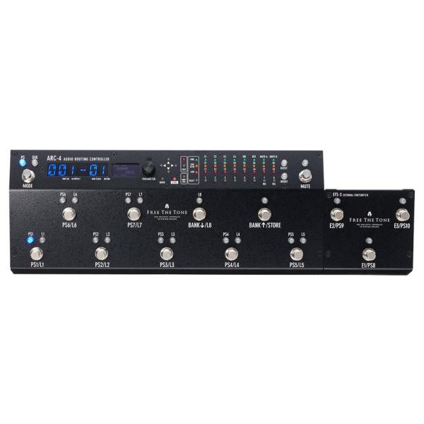 Free The Tone ARC-4 オーディオ ルーティング コントローラー EFS-3拡張フッ...