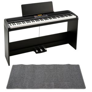 コルグ KORG XE20SP 88鍵盤 自動伴奏機能付き 電子ピアノ スタンド 3本足ペダルユニット付き ピアノマット(グレイ)付き｜chuya-online