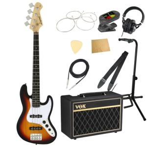 エレキベース 初心者 入門 レジェンド ジャズベースタイプ LJB-Z B BK