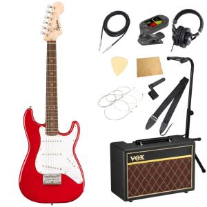 エレキギター 初心者セット スクワイヤー Mini Stratocaster Laurel Fingerboard Dakota Red VOXアンプ付き 入門11点 スクワイア Squier｜chuya-online