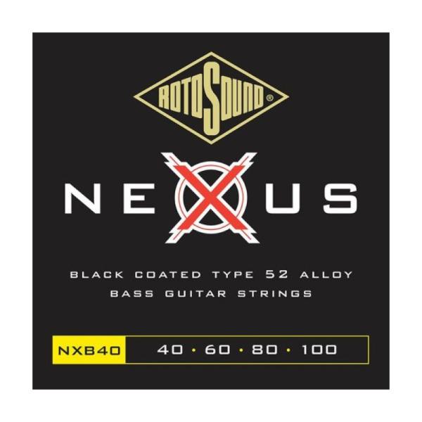 ロトサウンド ベース弦 2セット NXB40 Nexus Bass Medium Black Coa...