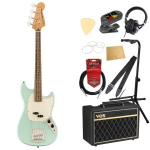 スクワイヤー/スクワイア Squier Classic Vibe '60s Mustang Bass LRL SFG エレキベース VOXアンプ付き 入門10点 初心者セット｜chuya-online