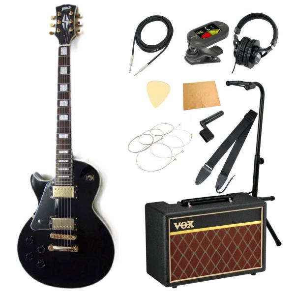 BLITZ by ARIA BLP-CST LH BK 左用エレキギター VOXアンプ付き 入門11...