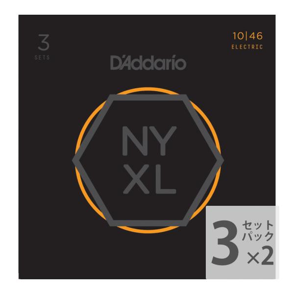 ダダリオ D&apos;Addario NYXL1046-3P Nickel Wound Regular Li...