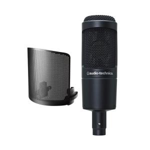 オーディオテクニカ AUDIO-TECHNICA AT2035 コンデンサーマイク AT8175マイクロフォンポップフィルター付きセット｜chuya-online