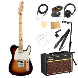 エレキギター 初心者セット フェンダー テレキャスター Player Telecaster MN 3TS VOXアンプ付き Fender ギター 入門 11点セット｜chuya-online