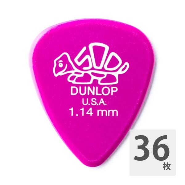 ギターピック 36枚 セット ジムダンロップ 1.14mm DELRIN STD/114 JIM D...