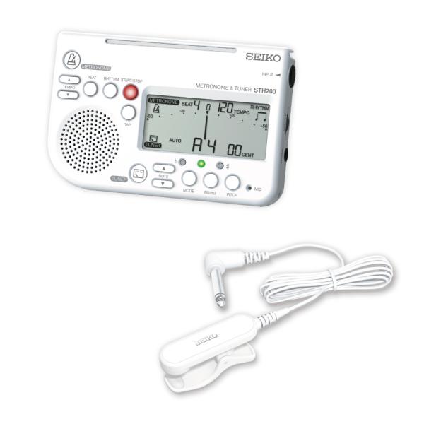 SEIKO セイコー STH200WH チューナーメトロノーム STM30WH チューナーマイク 2...