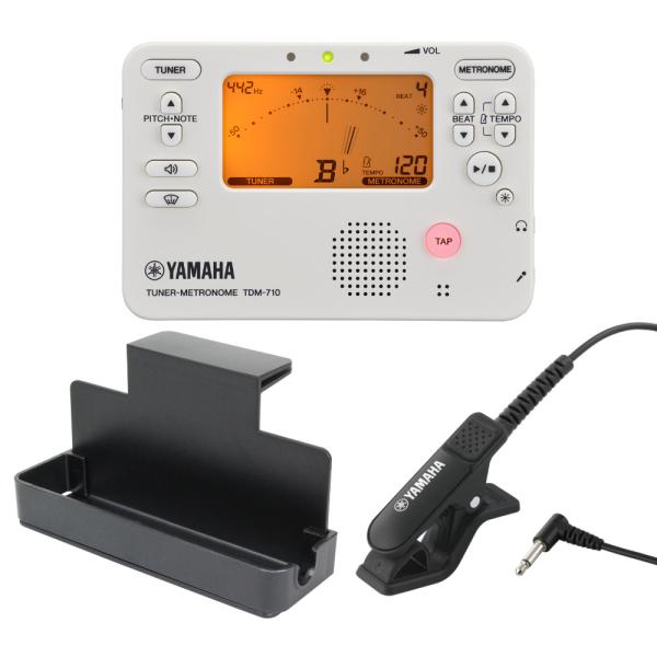 YAMAHA ヤマハ TDM-710IV アイボリー チューナーメトロノーム TM-40BK チュー...