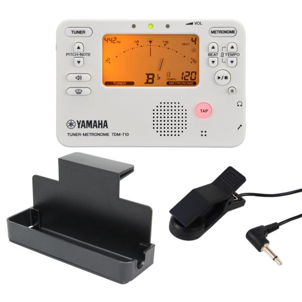 YAMAHA ヤマハ TDM-710IV アイボリー チューナーメトロノーム FA-01M チューナ...