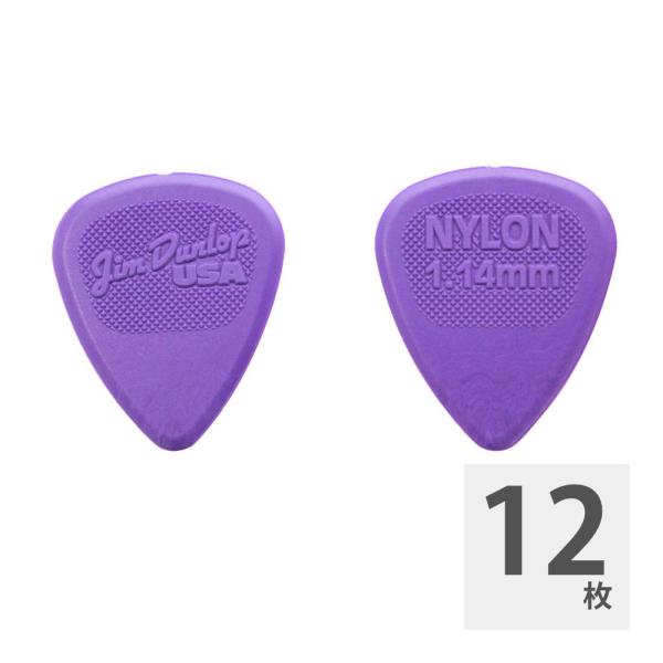 JIM DUNLOP 443R NYLON MIDI STD 1.14 ギターピック×12枚