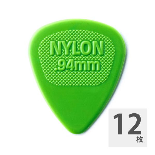 ギターピック 12枚 セット ジムダンロップ 0.94mm 443R NYLON MIDI STD ...