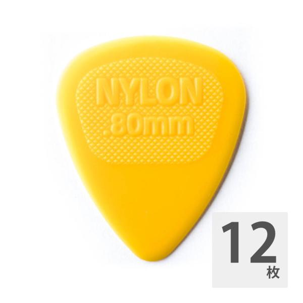 ジムダンロップ ギターピック 12枚 443R NYLON MIDI STD 0.80 JIM DU...