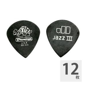 DUNLOP（ダンロップ） JIM DUNLOP TORTEX PITCH BLACK JAZZ III .88