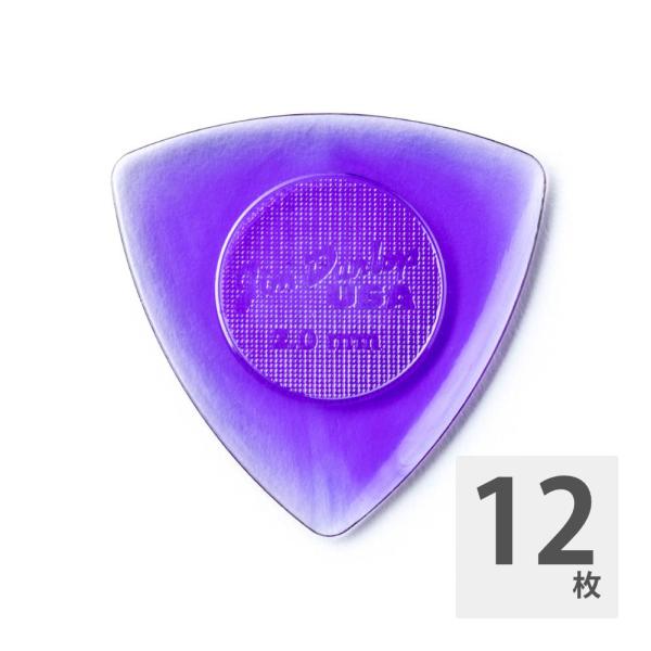 ギターピック 12枚 セット ジムダンロップ 473R 2.0mm TRI STUBBY JIM D...