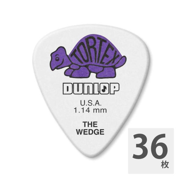 JIM DUNLOP TORTEX WEDGE 424R 1.14×36枚 ピック