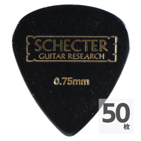 SCHECTER SPT-MC10 BK ティアドロップ型 MEDIUM セルロイド ギターピック×...