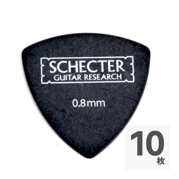 SCHECTER SPD-MP10 BK サンカク型 MEDIUM ポリアセタール ギターピック×1...