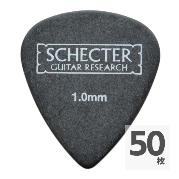 SCHECTER SPT-HP10 BK ティアドロップ型 HARD ポリアセタール ギターピック×...