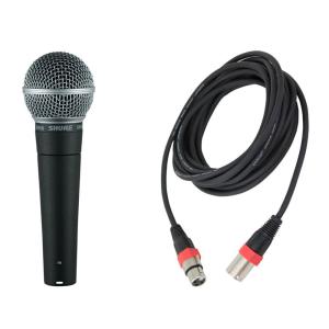 SHURE SM58-LCE 5Mマイクケーブル（XLRオス-メス）付き ボーカル用ダイナミックマイク｜chuya-online