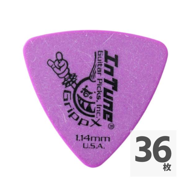 In Tune Guitar Picks DGP2-C114 GrippX-XXX 1.14mm P...