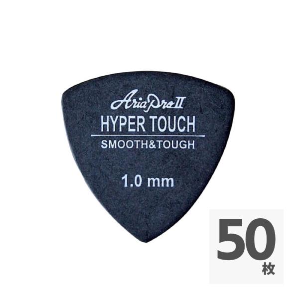 AriaProII HYPER TOUCH Triangle 1.0mm BK×50枚 ギターピック