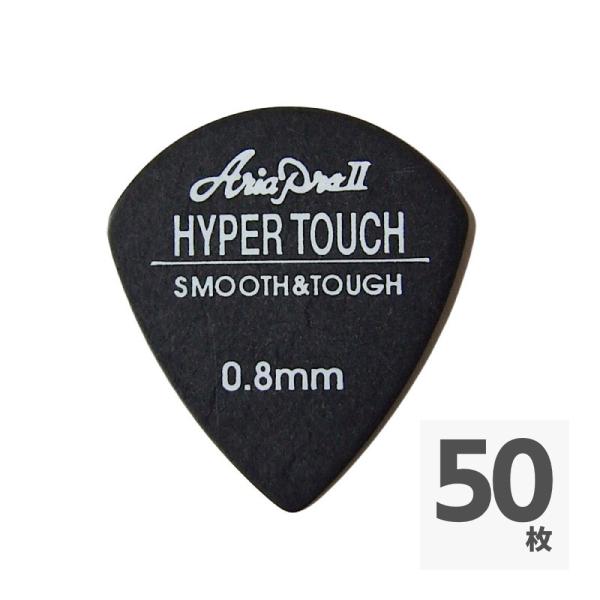 AriaProII HYPER TOUCH Jazz 0.8mm BK×50枚 ギターピック