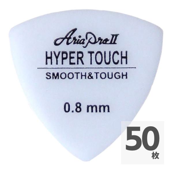 AriaProII HYPER TOUCH Triangle 0.8mm WH×50枚 ギターピック
