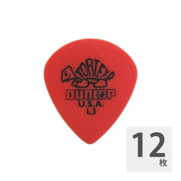 JIM DUNLOP 472R TORTEX JAZZ L3×12枚 ピック