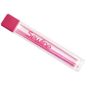 【送料無料】Sewline ソーラインシャープペンシル専用替芯 ピンク 6本入り