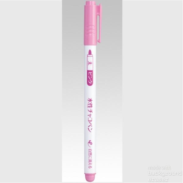 【送料無料】クロバー 水性チャコペン ＜ピンク＞ 太（しるしつけ用品）24-427