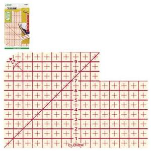 【送料無料】クロバー アイロン定規 （裾上げなどのしるしつけに）定規 25-057