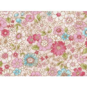 【送料無料】綿100% 生地 小花柄 プリント...の詳細画像1